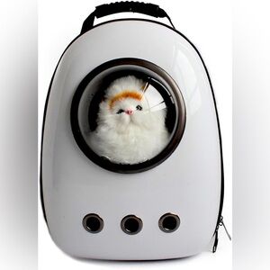 Pet carrier backpack | breathable | leash inside | unused